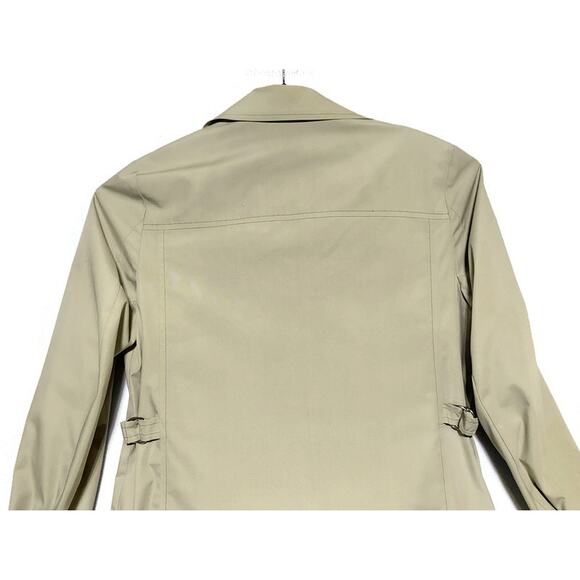 London Fog Zip Up Jacket Women's Size Medium 40 Tan Lined With Front Pockets - Picture 6 of 8